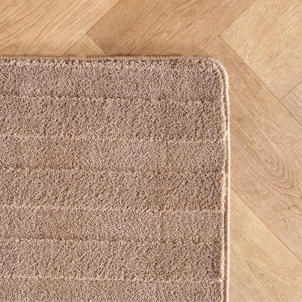 LENNY - Tapis de salon beigeau motif géométrique - LEN1611BEI LENNY