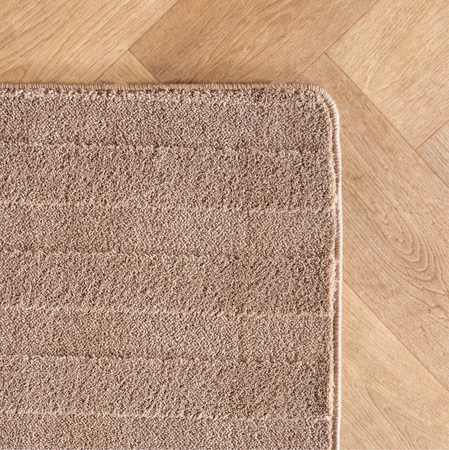 LENNY - Tapis de salon beigeau motif géométrique - LEN1611BEI LENNY
