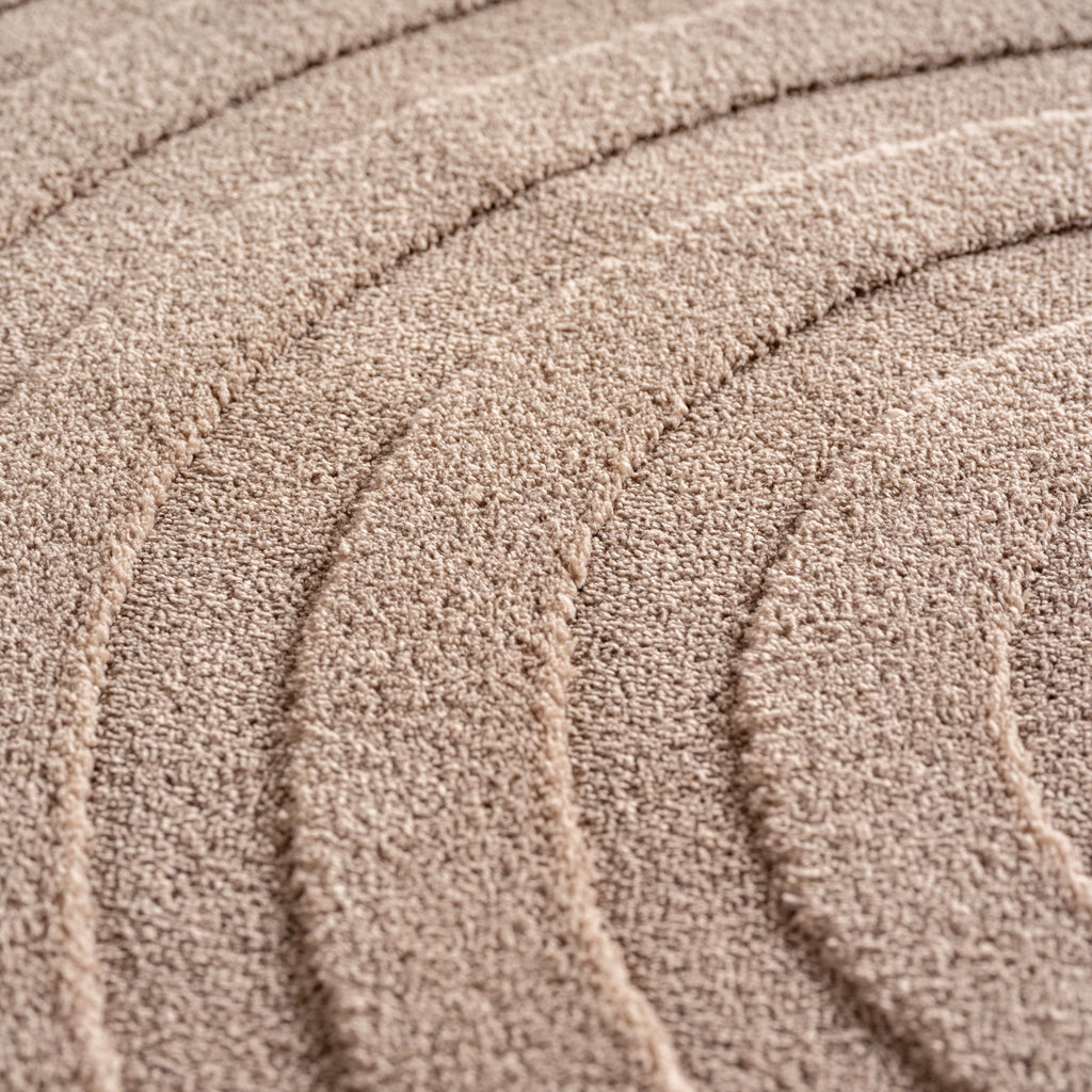LENNY - Tapis de salon beigeau motif géométrique - LEN1611BEI LENNY