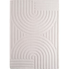 LENNY - Tapis de salon Crème au motif Artistique - LEN1611CRE LENNY