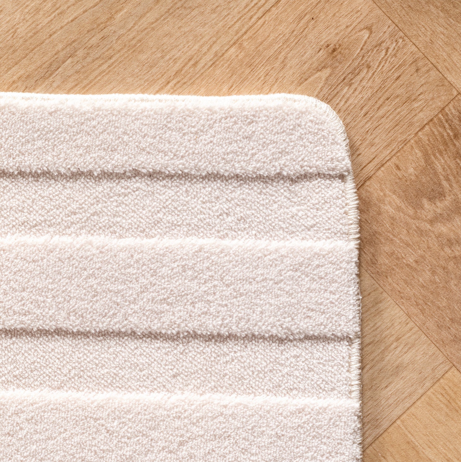 LENNY - Tapis de salon Crème au motif Artistique - LEN1611CRE LENNY