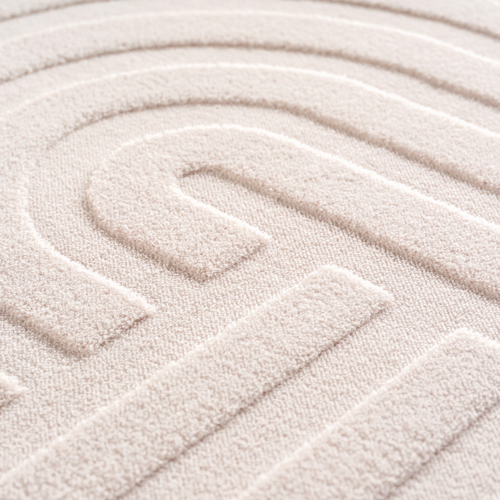 LENNY - Tapis de salon Crème au motif Artistique - LEN1611CRE LENNY