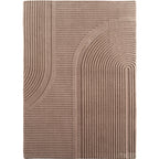 LENNY - Tapis de salon beigeau motif Graphique - LEN1612BEI LENNY