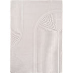 LENNY - Tapis de salon Crème au motif Graphique - LEN1612CRE LENNY