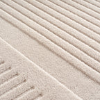 LENNY - Tapis de salon Crème au motif Graphique - LEN1612CRE LENNY