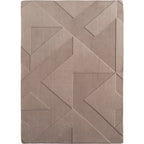 LENNY - Tapis de salon beigeau motif Moderne - LEN1613BEI LENNY