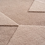 LENNY - Tapis de salon beigeau motif Moderne - LEN1613BEI LENNY
