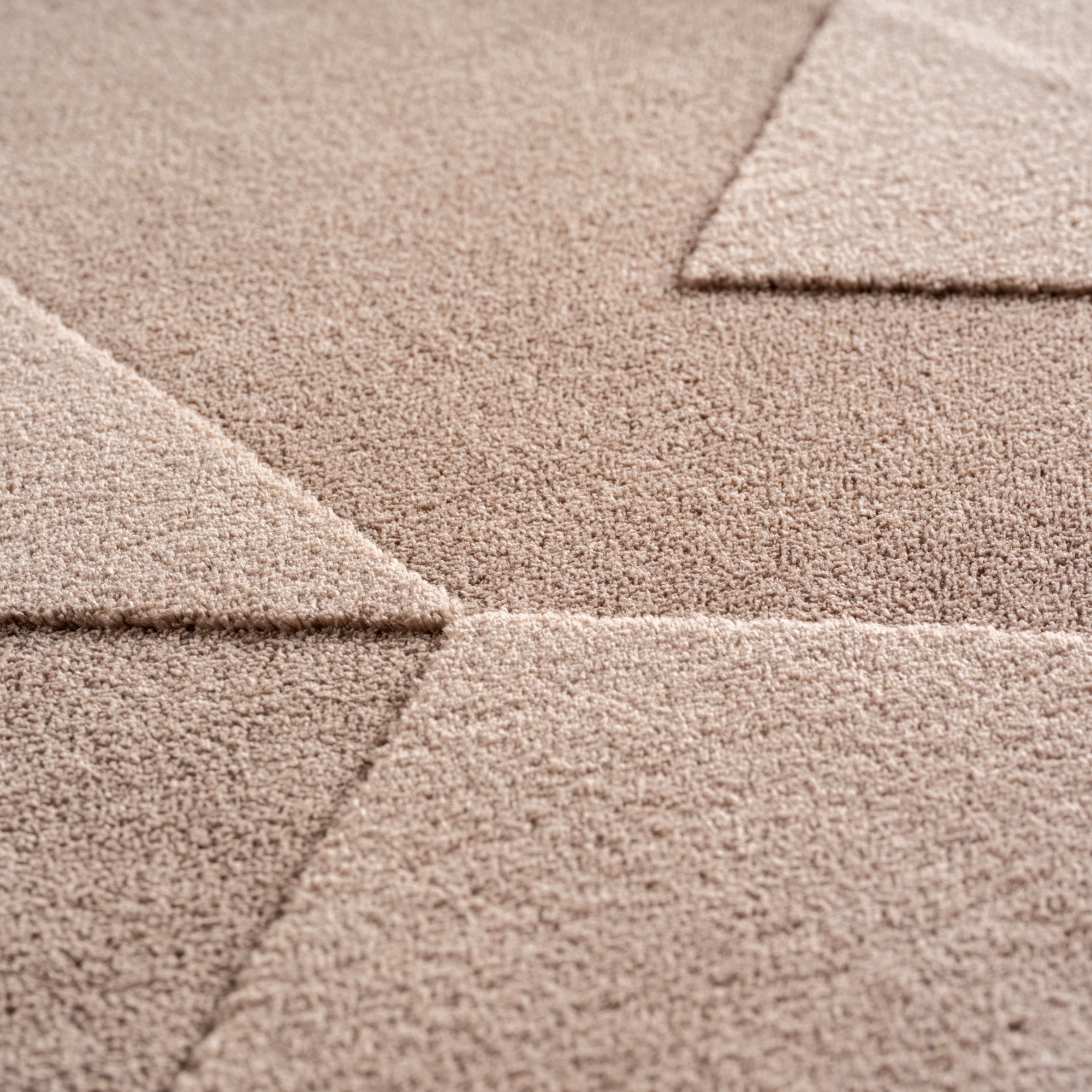 LENNY - Tapis de salon beigeau motif Moderne - LEN1613BEI LENNY