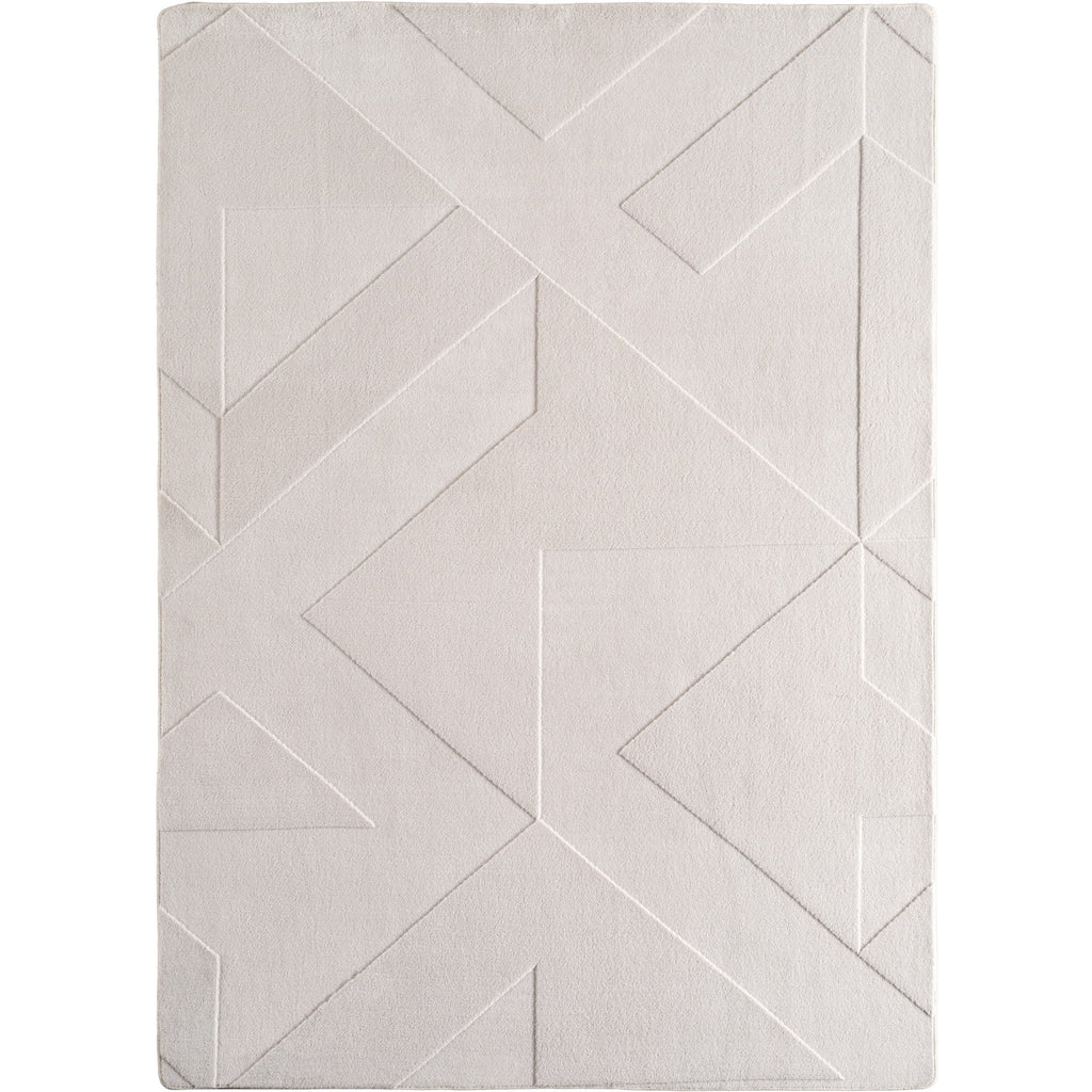 LENNY - Tapis de salon Crème au motif Graphique - LEN1612CRE (Copie) LENNY