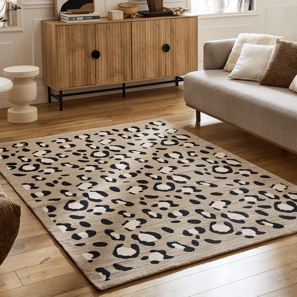 Tapis intérieur - Beige léopard - Collection Leovah Nazar rugs