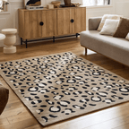 Tapis intérieur - Beige léopard - Collection Leovah Nazar rugs
