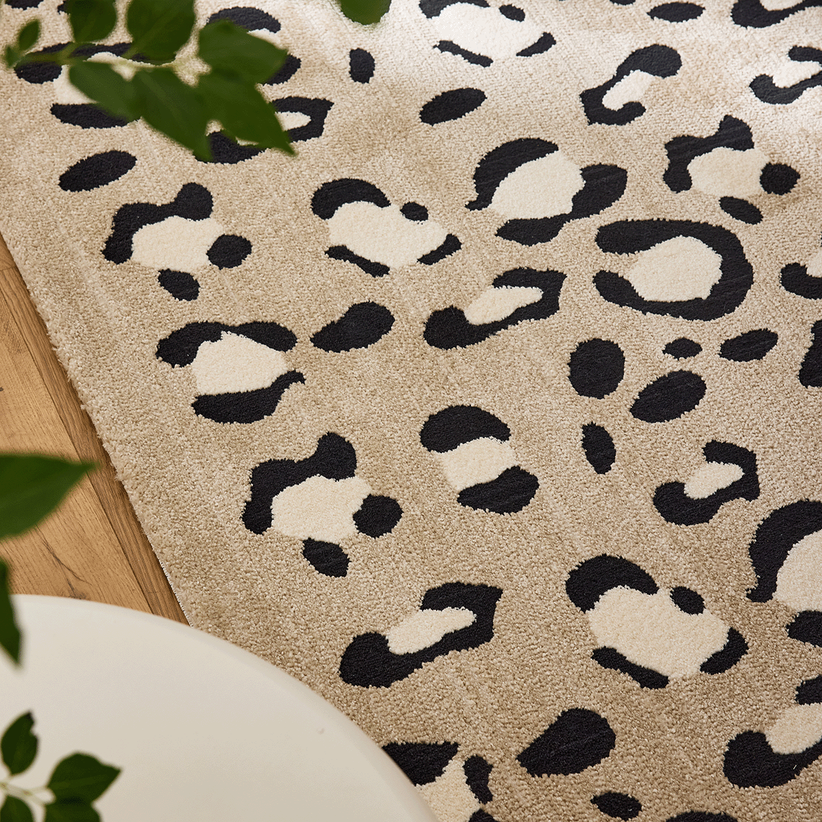 Tapis intérieur - Beige léopard - Collection Leovah Nazar rugs
