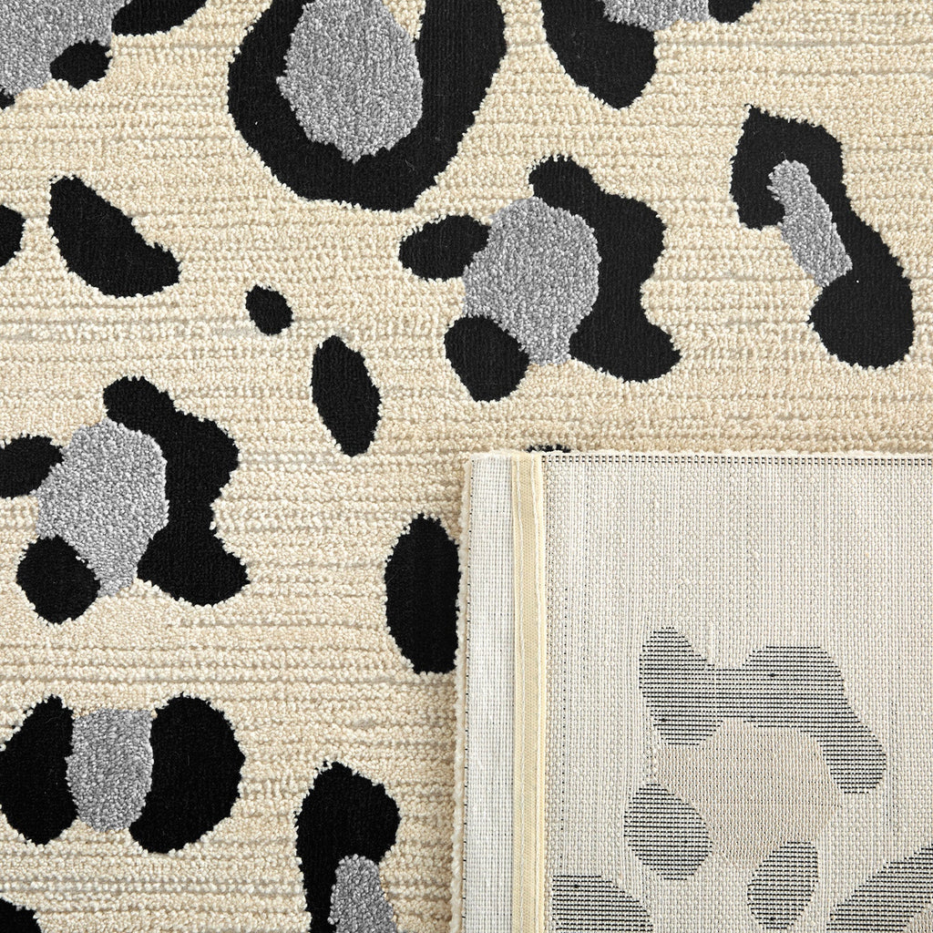 LEOVAH - Tapis intérieur crème léopard - LEO520CRE Nazar rugs