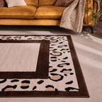 LEOVAH - Tapis intérieur marron léopard - LEO521MAR Nazar rugs