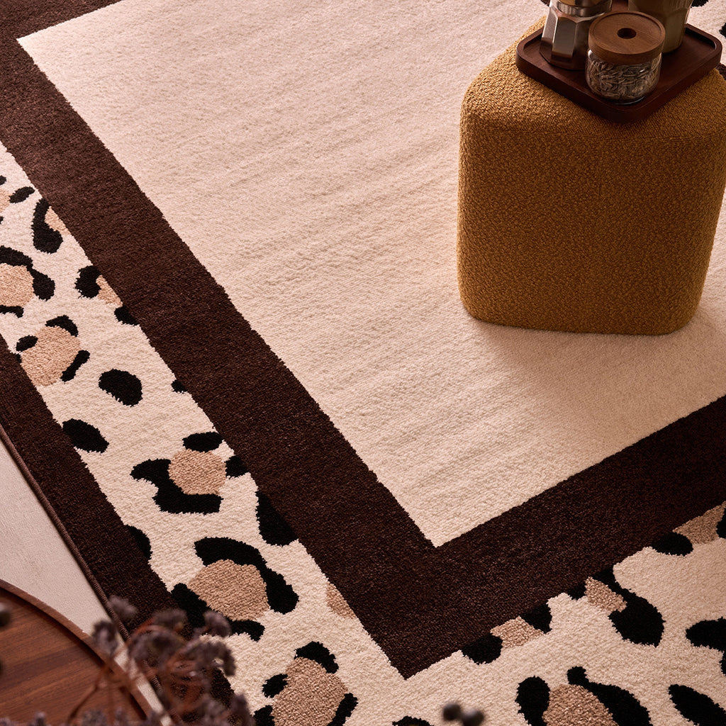 LEOVAH - Tapis intérieur marron léopard - LEO521MAR Nazar rugs
