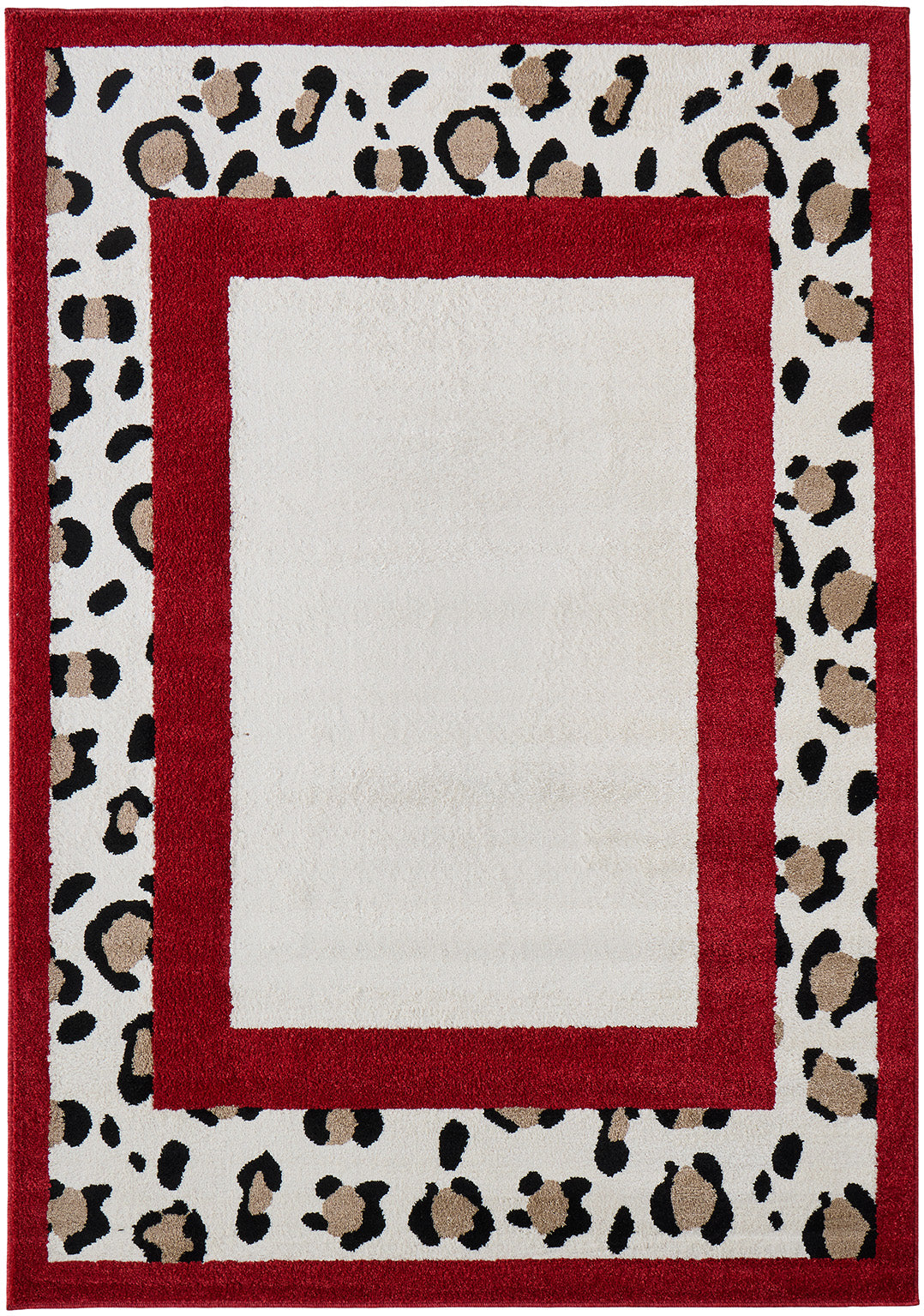 LEOVAH - Tapis intérieur rouge léopard - LEO521ROU Nazar rugs