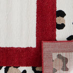 LEOVAH - Tapis intérieur rouge léopard - LEO521ROU Nazar rugs