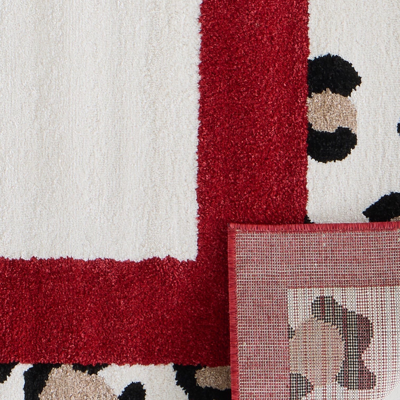 LEOVAH - Tapis intérieur rouge léopard - LEO521ROU Nazar rugs