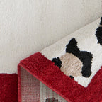 LEOVAH - Tapis intérieur rouge léopard - LEO521ROU Nazar rugs