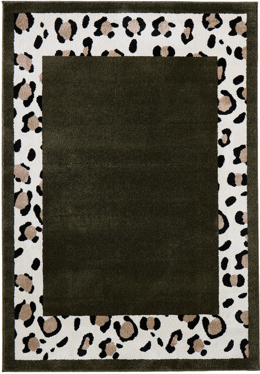 LEOVAH - Tapis intérieur vert léopard - LEO521VERT Nazar rugs