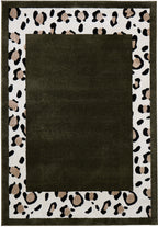 LEOVAH - Tapis intérieur vert léopard - LEO521VERT Nazar rugs