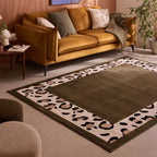 LEOVAH - Tapis intérieur vert léopard - LEO521VERT Nazar rugs