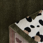 LEOVAH - Tapis intérieur vert léopard - LEO521VERT Nazar rugs