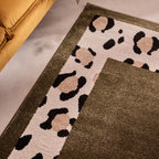 LEOVAH - Tapis intérieur vert léopard - LEO521VERT Nazar rugs