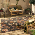 LIDO - Tapis d'extérieur élégant à motif fleuri multicolore - LID708MUL LIDO