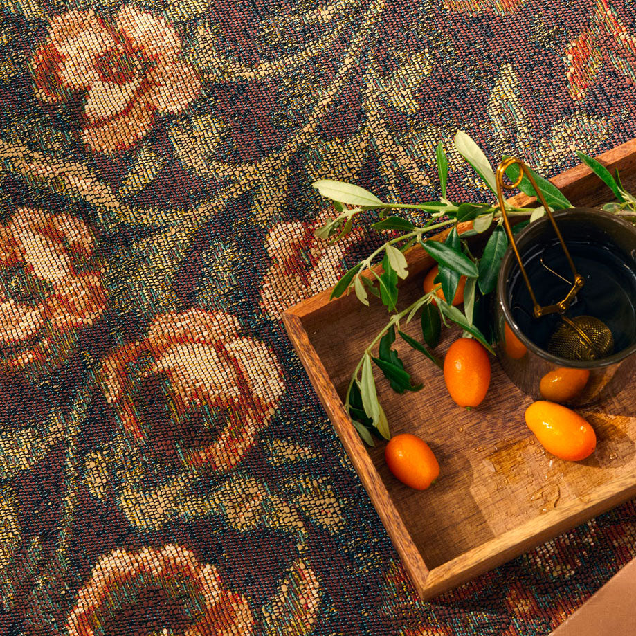LIDO - Tapis d'extérieur élégant à motif fleuri multicolore - LID708MUL LIDO