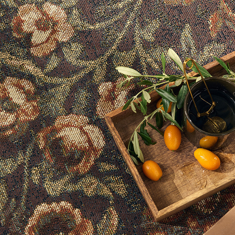 LIDO - Tapis d'extérieur élégant à motif fleuri multicolore - LID708MUL LIDO