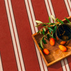 LIDO - Tapis d'extérieur élégant marron à motif rayé - LID709MAR LIDO