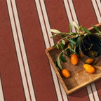 LIDO - Tapis d'extérieur élégant marron à motif rayé - LID709MAR LIDO