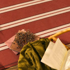 LIDO - Tapis d'extérieur élégant marron à motif rayé - LID709MAR LIDO