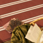 LIDO - Tapis d'extérieur élégant marron à motif rayé - LID709MAR LIDO