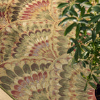 LIDO - Tapis d'extérieur élégant à motif éventail multicolore - LID710MUL LIDO