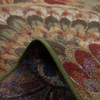 LIDO - Tapis d'extérieur élégant à motif éventail multicolore - LID710MUL LIDO