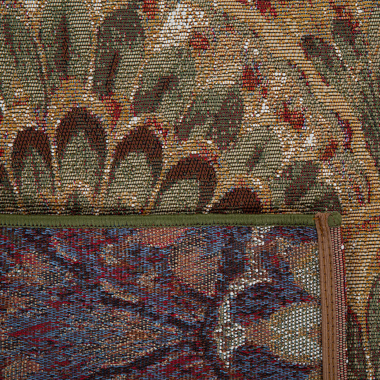 LIDO - Tapis d'extérieur élégant à motif éventail multicolore - LID710MUL LIDO