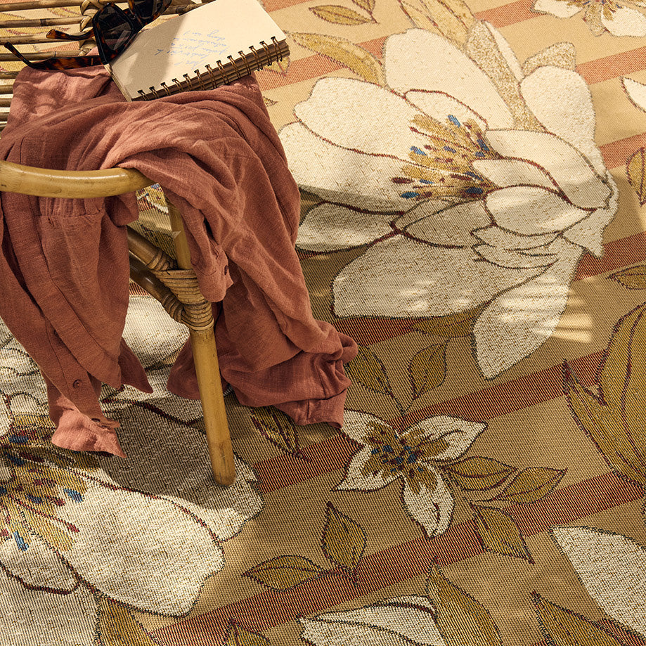 LIDO - Tapis d'extérieur élégant à motif floral - LID711MUL LIDO