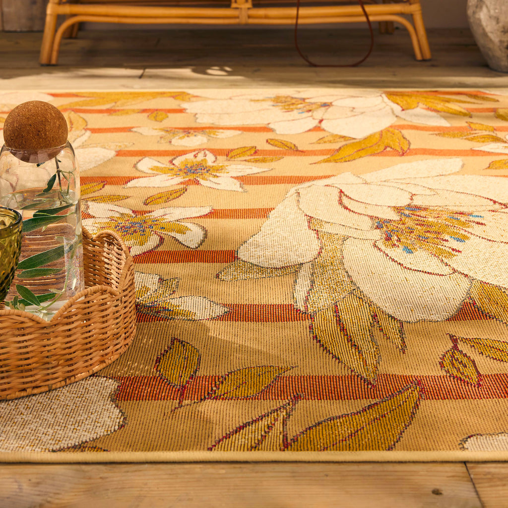 LIDO - Tapis d'extérieur élégant à motif floral - LID711MUL