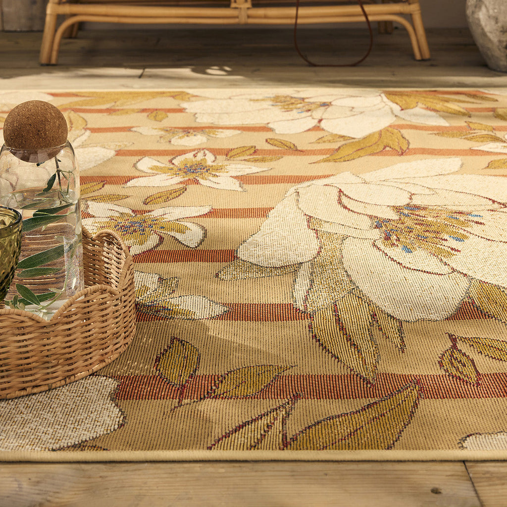 LIDO - Tapis d'extérieur élégant à motif floral - LID711MUL LIDO