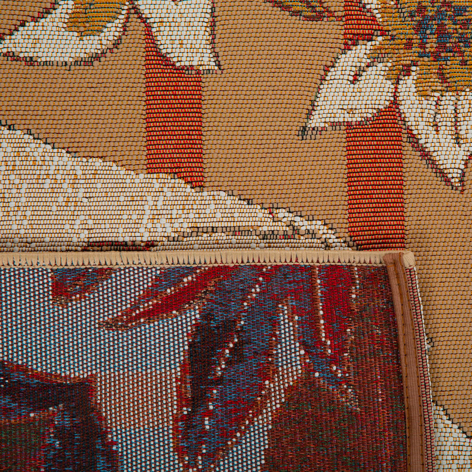 LIDO - Tapis d'extérieur élégant à motif floral - LID711MUL