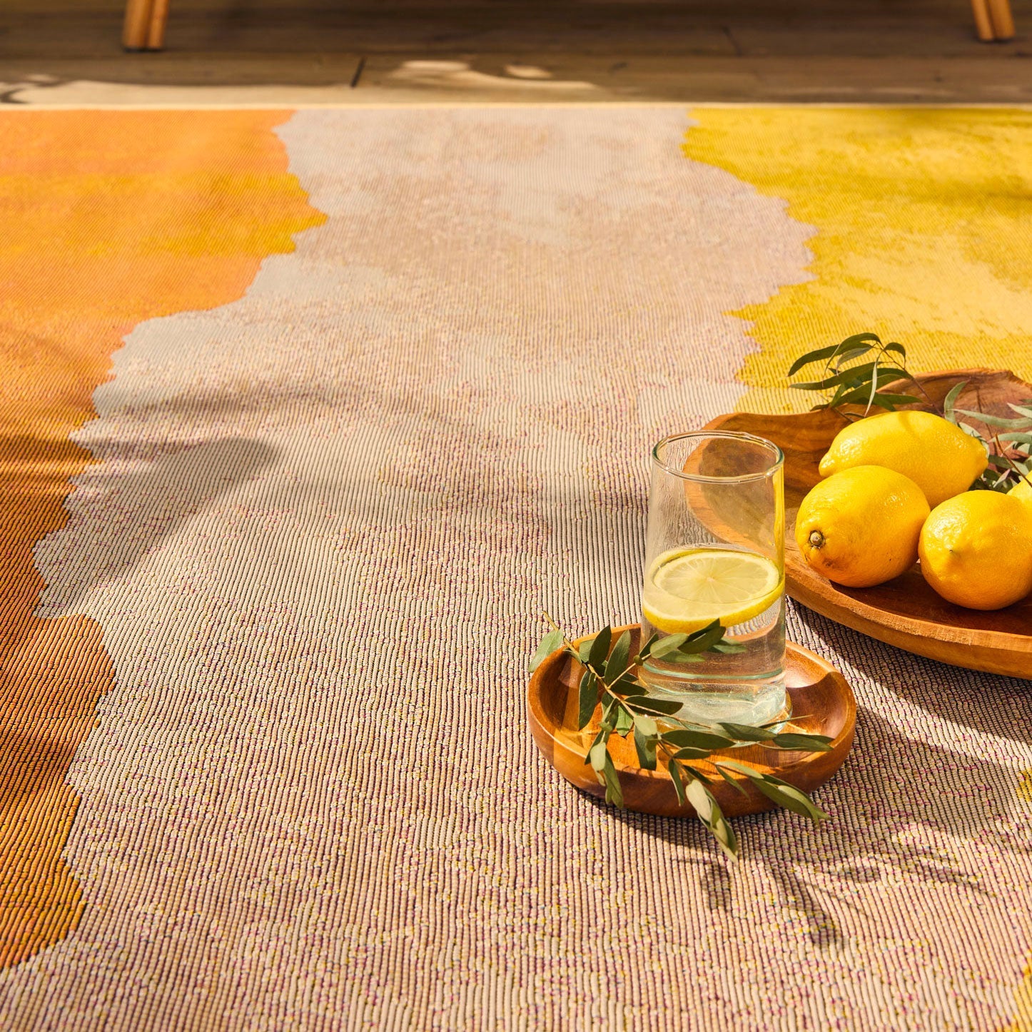 LIDO - Tapis d'extérieur élégant à motif inspiré de l'aquarelle - LID712MUL LIDO