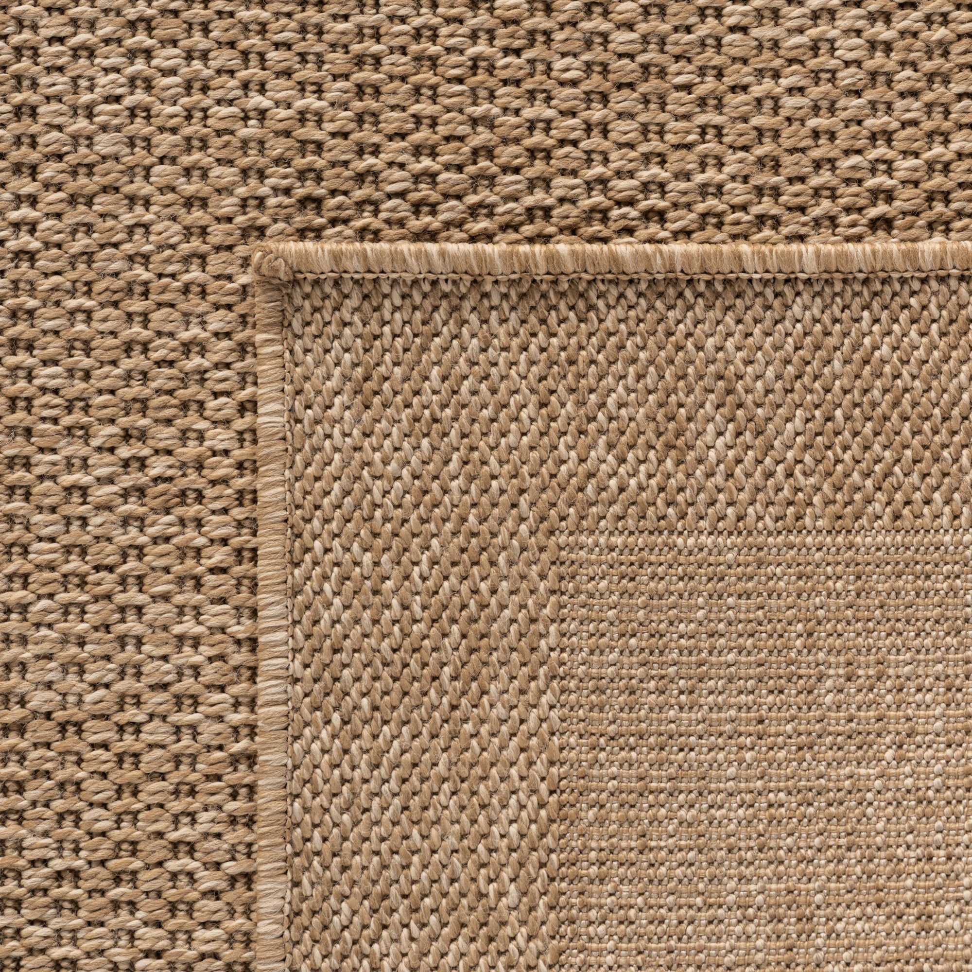LINORA – Tapis intérieur/extérieur beige, aspect jute - LIN1402BEI LINORA