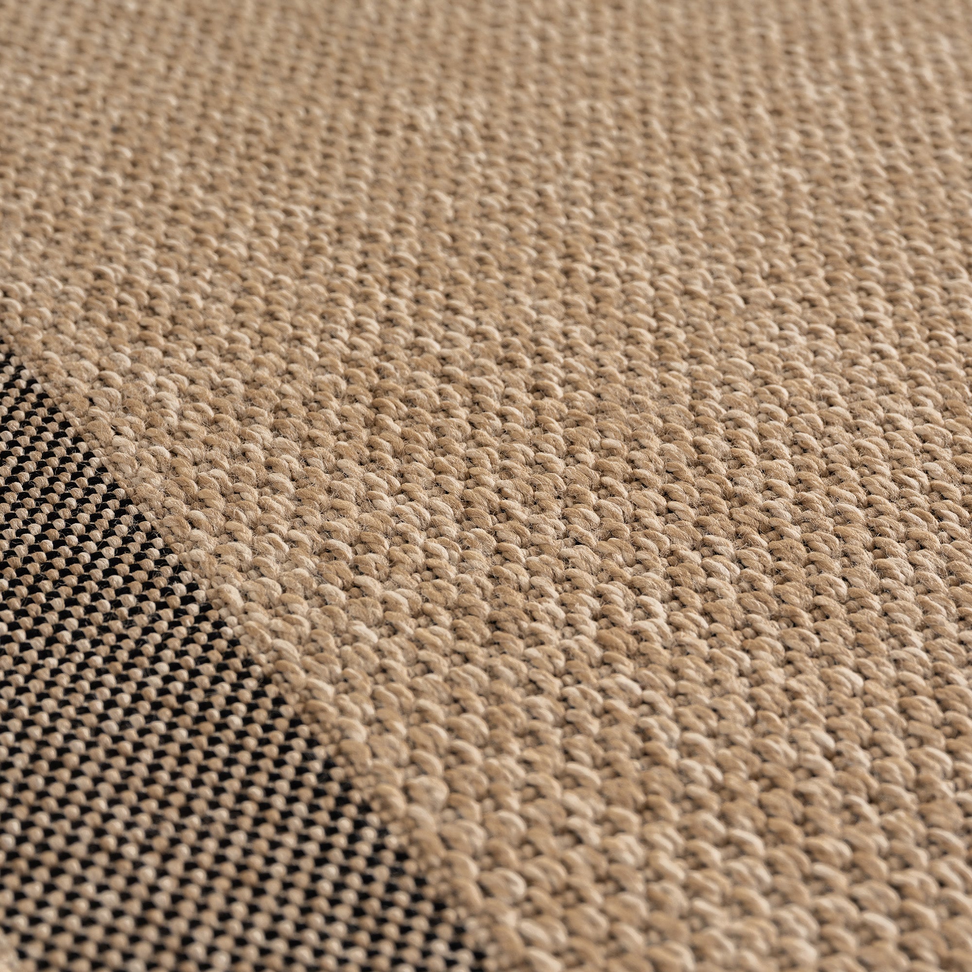 LINORA – Tapis intérieur/extérieur beige, aspect jute - LIN1402BEI LINORA