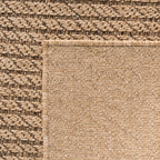 LINORA – Tapis intérieur/extérieur beige, motif graphique aspect jute - LIN1404BEI LINORA