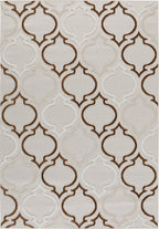 Tapis intérieur extérieur motif pique beige : LOO329BEI LOOPIN