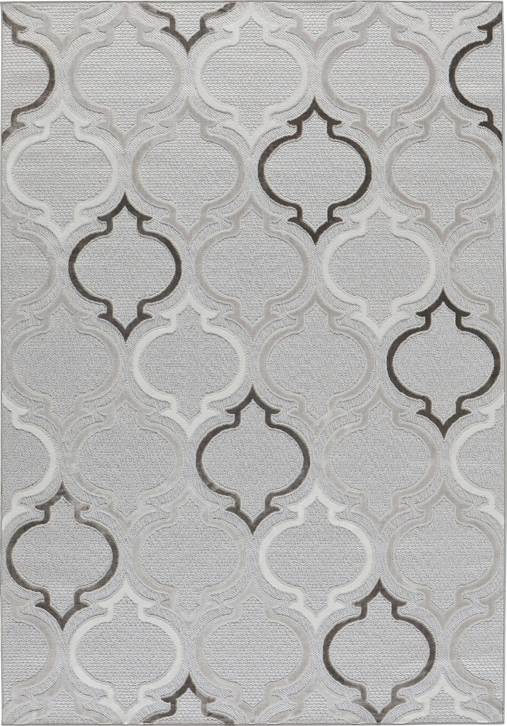 Tapis intérieur extérieur motif pique gris : LOO329GRI LOOPIN