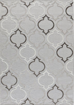 Tapis intérieur extérieur motif pique gris : LOO329GRI LOOPIN