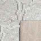 Tapis intérieur extérieur motif pique gris : LOO329GRI LOOPIN